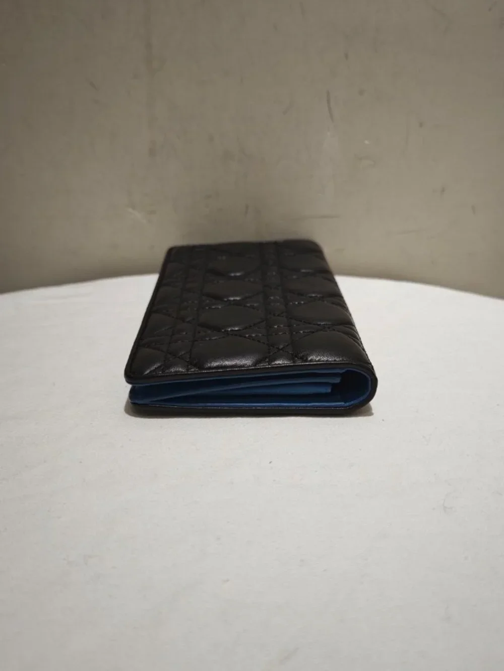 Dior Lady Dior Black Cannage Quilted Lambskin Long Wallet